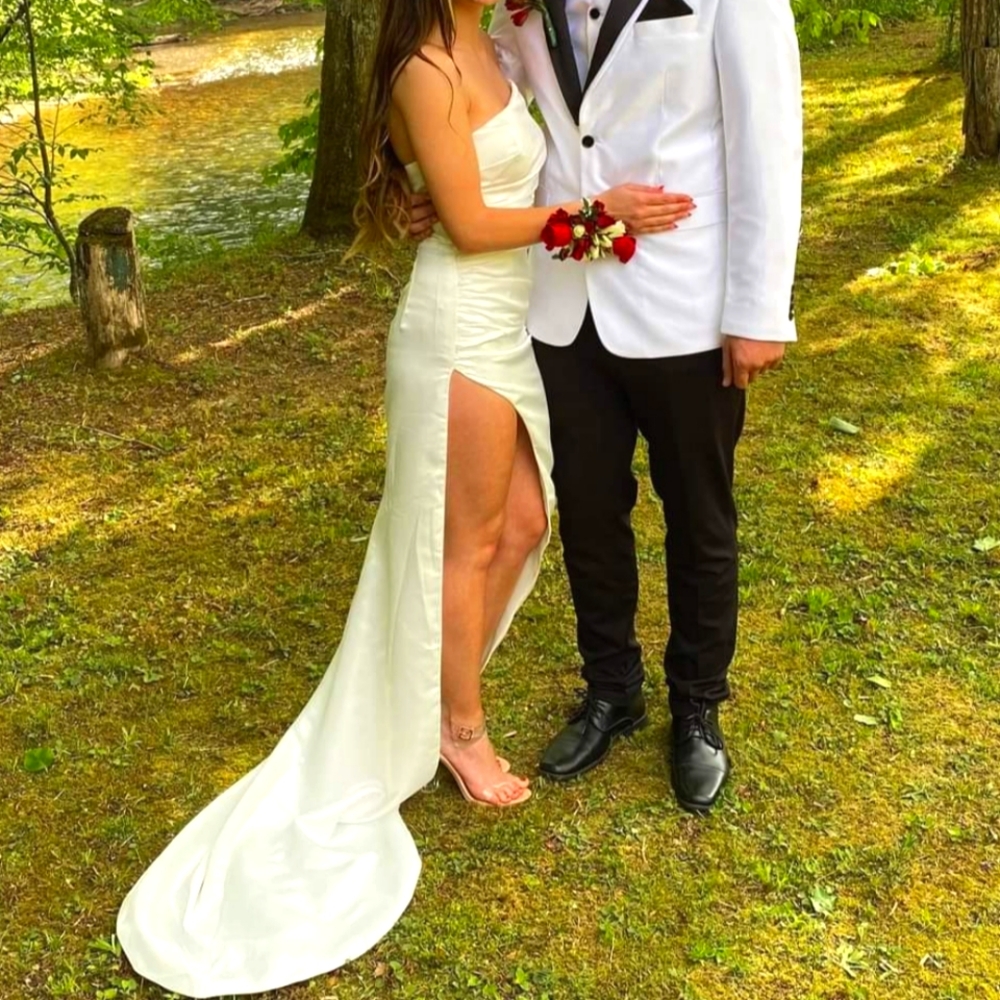 White prom dress or wedding dress